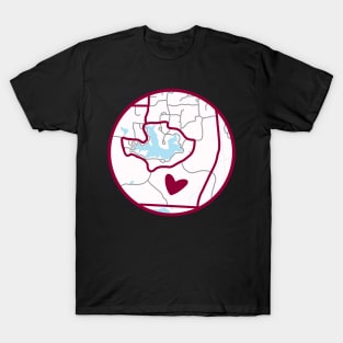 Southern Illinois University Campus Map T-Shirt